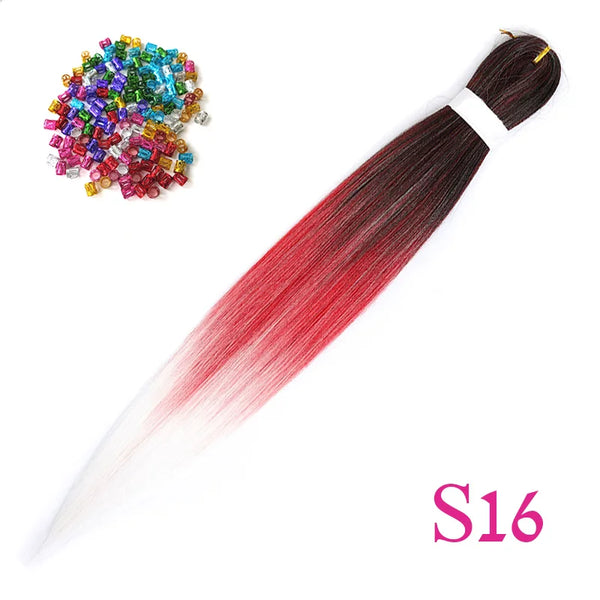 Lihui Synthetic Pre Stretched Yaki Straight Bundles
