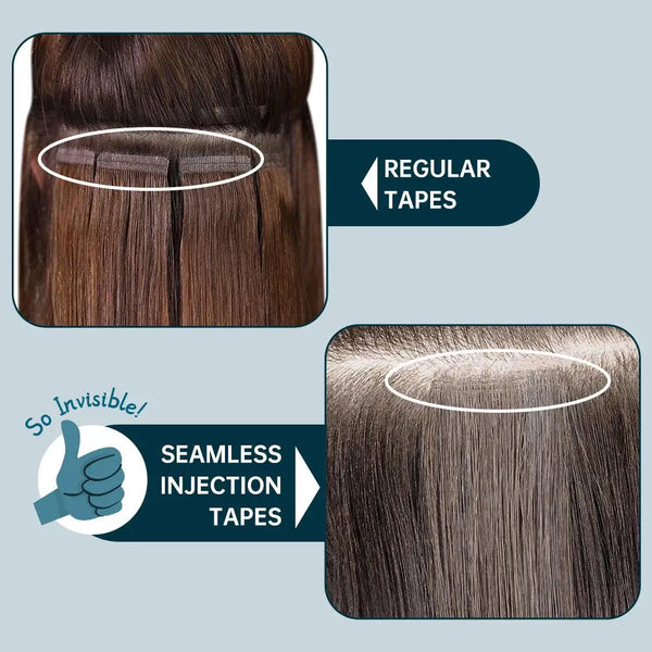 Full Shine Virgin Injection Tape in Human Hair Extensions
