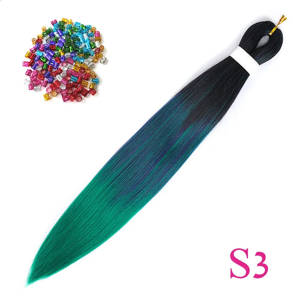 Lihui Synthetic Pre Stretched Yaki Straight Bundles