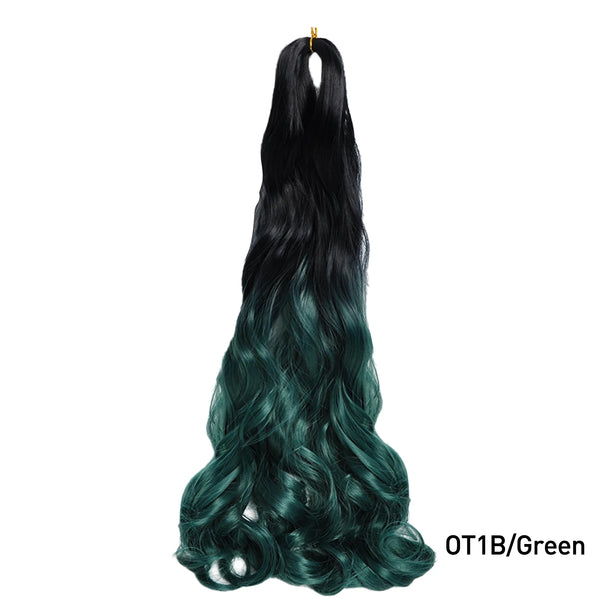 Luoyudu Synthetic Loose Wave French Curls Braiding Hair