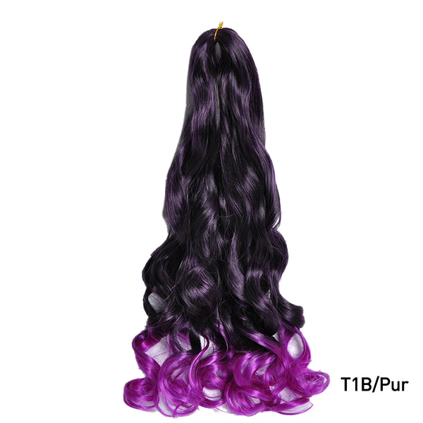 Luoyudu Synthetic Loose Wave French Curls Braiding Hair