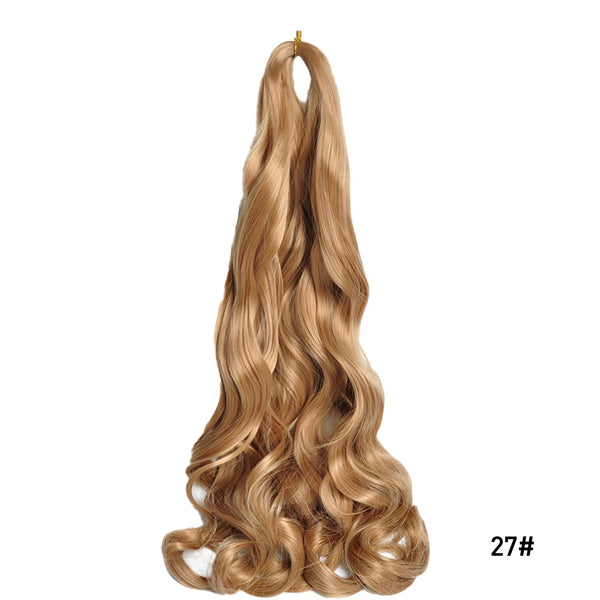 Luoyudu Synthetic Loose Wave French Curls Braiding Hair