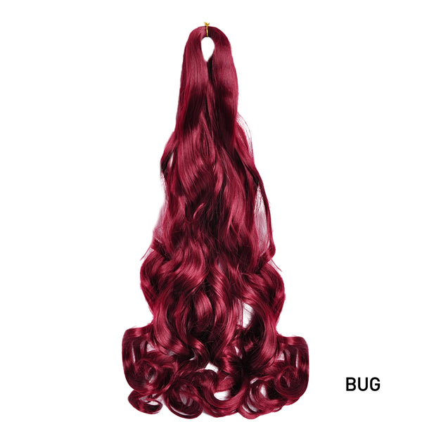Luoyudu Synthetic Loose Wave French Curls Braiding Hair