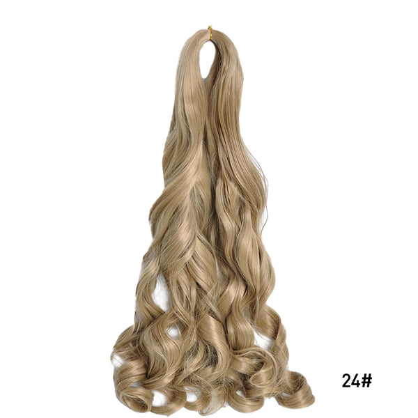 Luoyudu Synthetic Loose Wave French Curls Braiding Hair