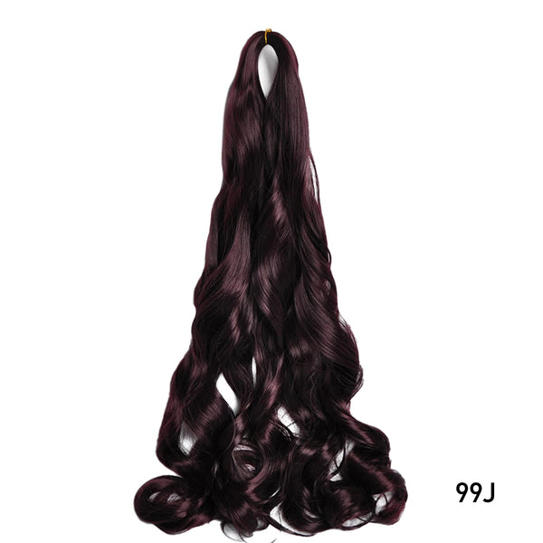 Luoyudu Synthetic Loose Wave French Curls Braiding Hair