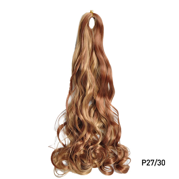 Luoyudu Synthetic Loose Wave French Curls Braiding Hair