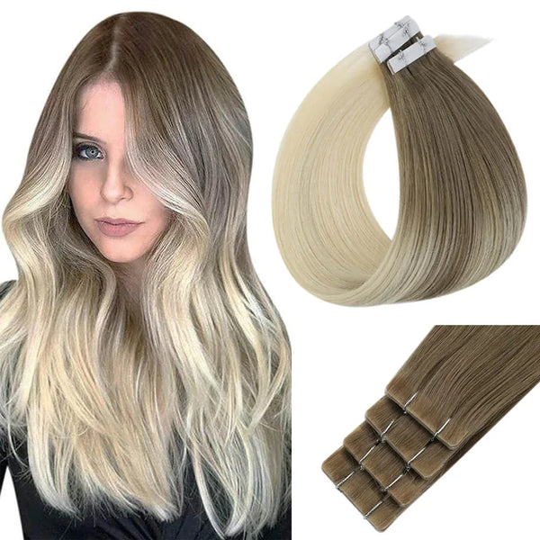 Full Shine Virgin Injection Tape in Human Hair Extensions