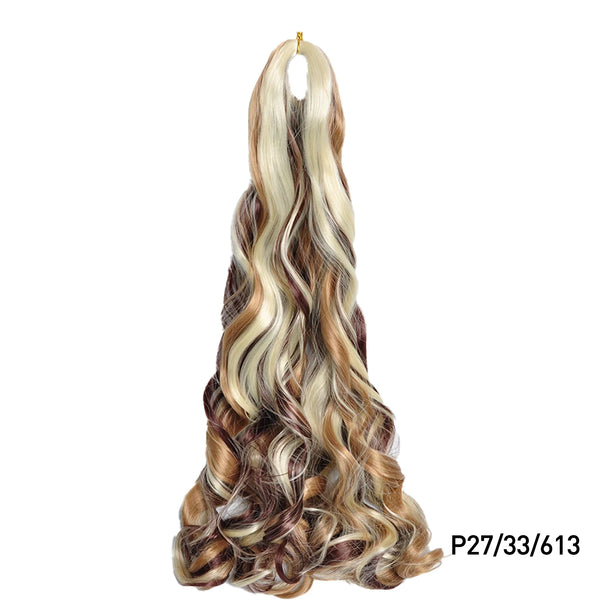 Luoyudu Synthetic Loose Wave French Curls Braiding Hair