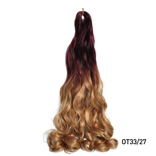 Luoyudu Synthetic Loose Wave French Curls Braiding Hair