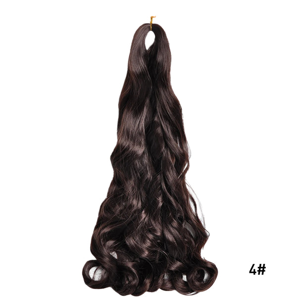 Luoyudu Synthetic Loose Wave French Curls Braiding Hair