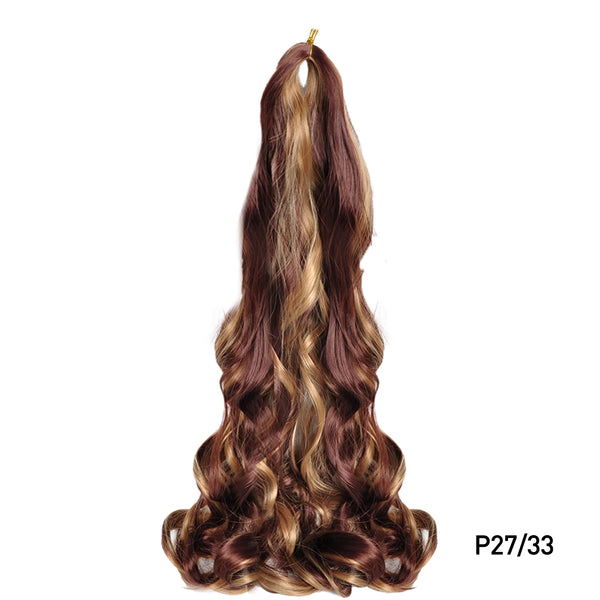 Luoyudu Synthetic Loose Wave French Curls Braiding Hair