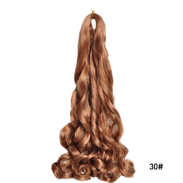 Luoyudu Synthetic Loose Wave French Curls Braiding Hair