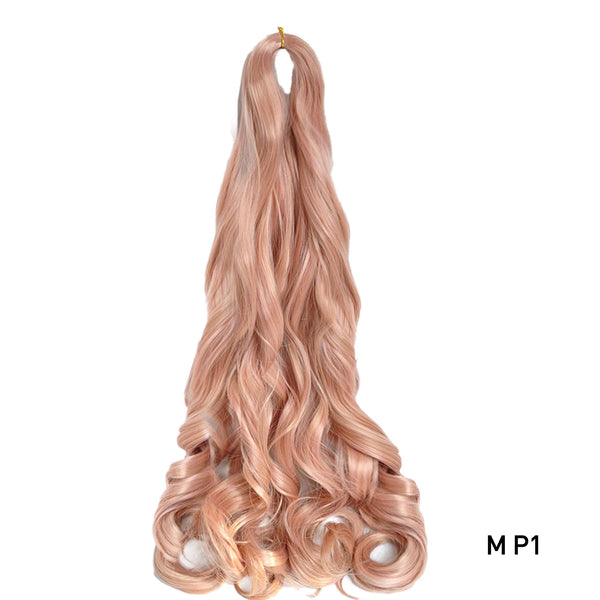 Luoyudu Synthetic Loose Wave French Curls Braiding Hair