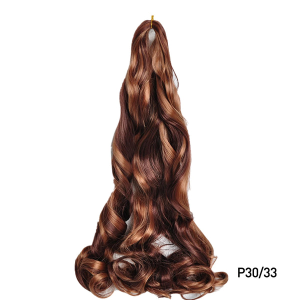 Luoyudu Synthetic Loose Wave French Curls Braiding Hair
