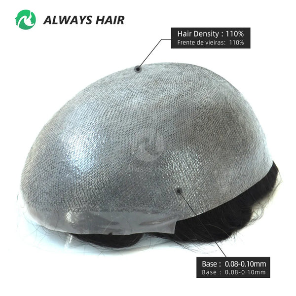 Always Hair OS21 Men's Super Thin Skin Hair Replacement System