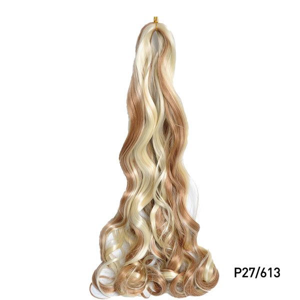 Luoyudu Synthetic Loose Wave French Curls Braiding Hair