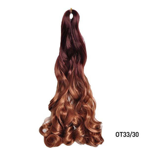Luoyudu Synthetic Loose Wave French Curls Braiding Hair