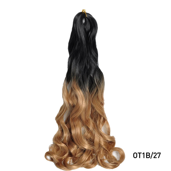Luoyudu Synthetic Loose Wave French Curls Braiding Hair