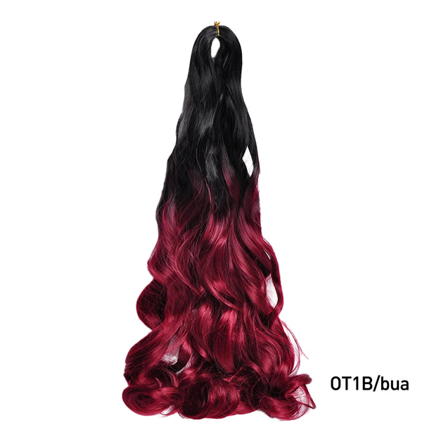 Luoyudu Synthetic Loose Wave French Curls Braiding Hair