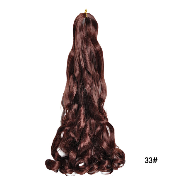 Luoyudu Synthetic Loose Wave French Curls Braiding Hair