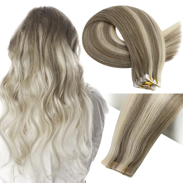 Full Shine Virgin Injection Tape in Human Hair Extensions