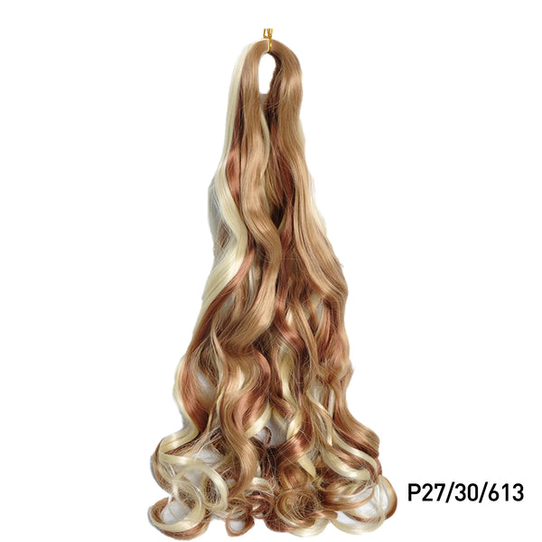 Luoyudu Synthetic Loose Wave French Curls Braiding Hair