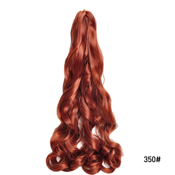 Luoyudu Synthetic Loose Wave French Curls Braiding Hair