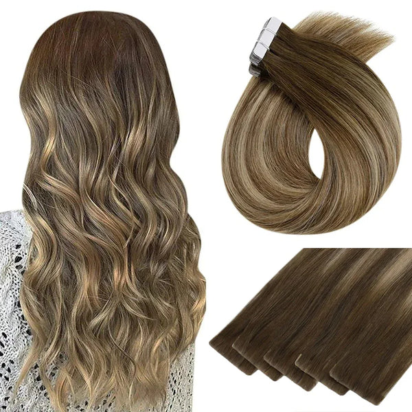 Full Shine Virgin Injection Tape in Human Hair Extensions