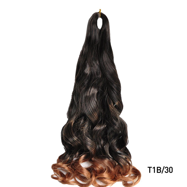 Luoyudu Synthetic Loose Wave French Curls Braiding Hair