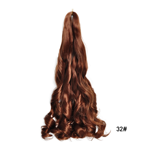 Luoyudu Synthetic Loose Wave French Curls Braiding Hair