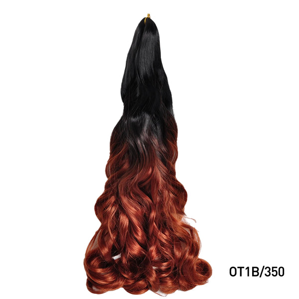 Luoyudu Synthetic Loose Wave French Curls Braiding Hair