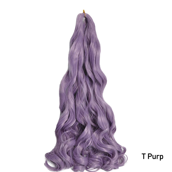 Luoyudu Synthetic Loose Wave French Curls Braiding Hair