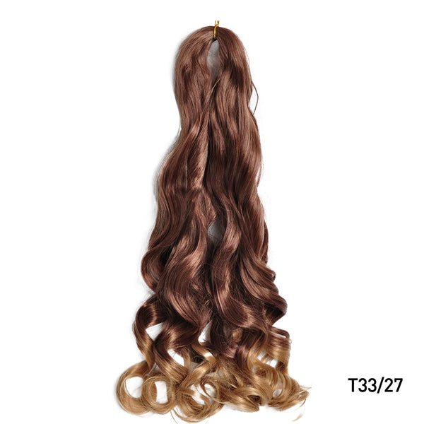 Luoyudu Synthetic Loose Wave French Curls Braiding Hair