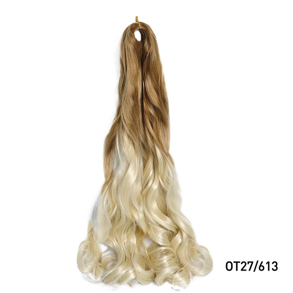 Luoyudu Synthetic Loose Wave French Curls Braiding Hair