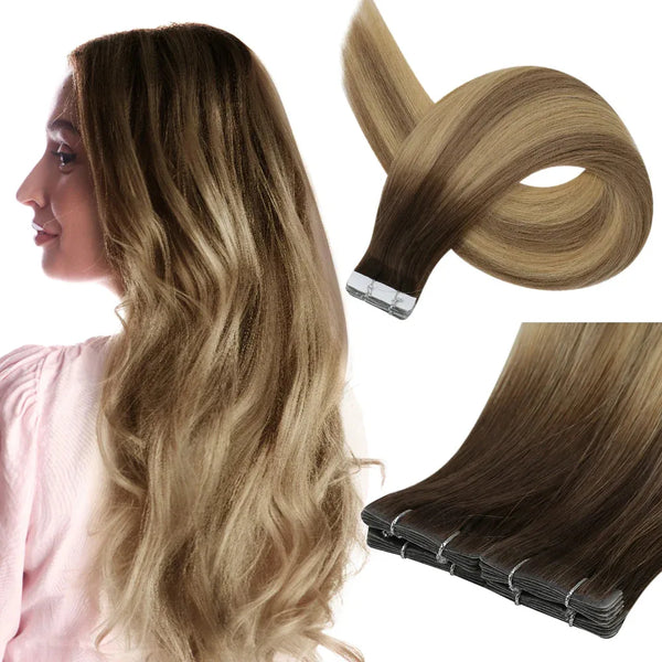 Full Shine Virgin Injection Tape in Human Hair Extensions