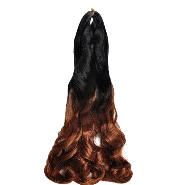Luoyudu Synthetic Loose Wave French Curls Braiding Hair