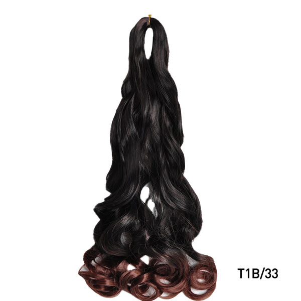 Luoyudu Synthetic Loose Wave French Curls Braiding Hair