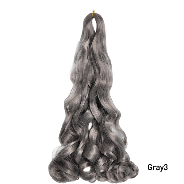 Luoyudu Synthetic Loose Wave French Curls Braiding Hair