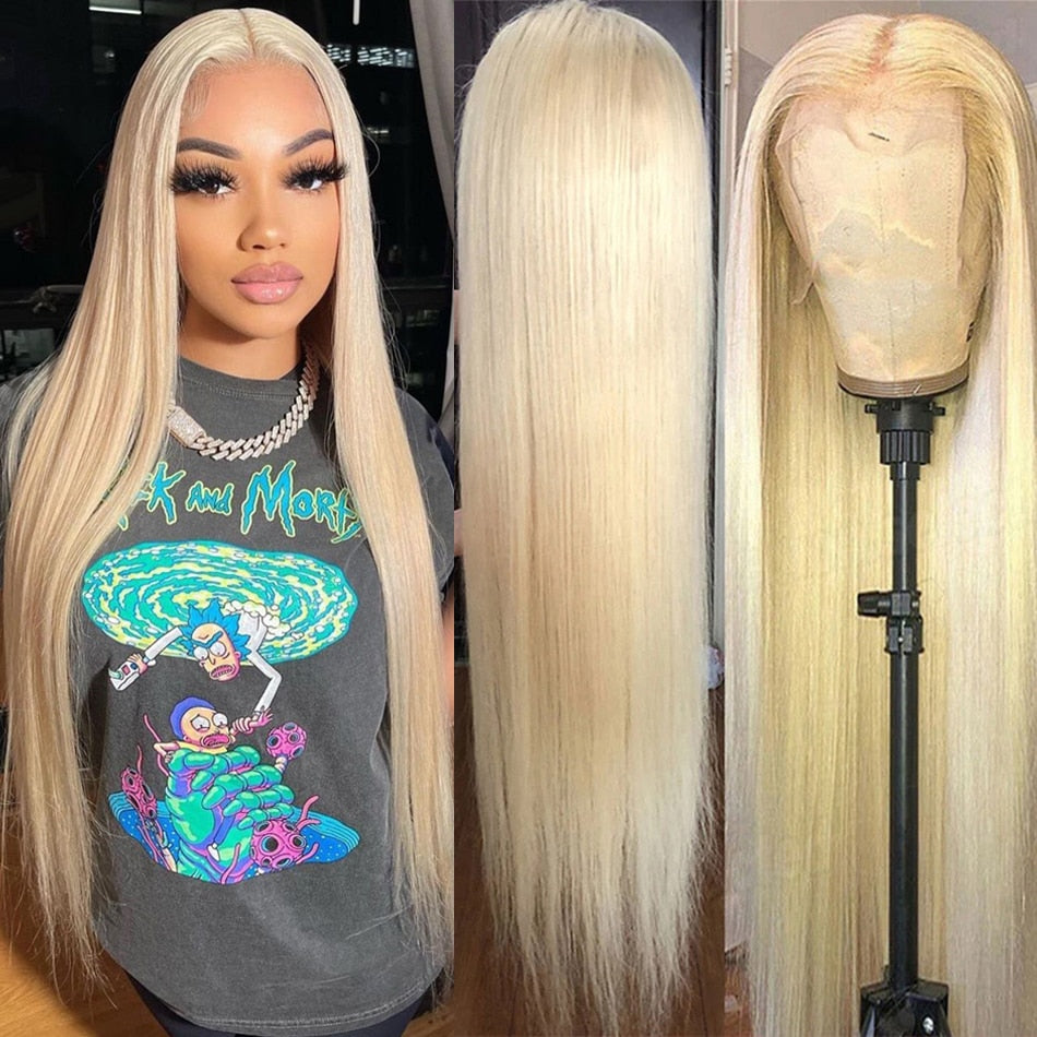 Tuneful Brazilian 613 Blonde Lace Frontal Remy Human Hair Wig