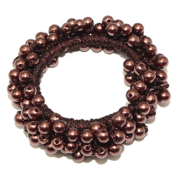 RuoShui Elegant Pearl Ponytail Scrunchie