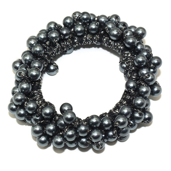 RuoShui Elegant Pearl Ponytail Scrunchie