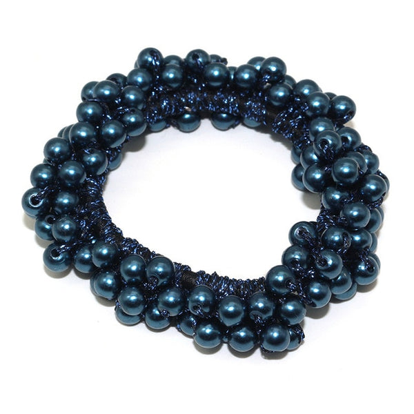 RuoShui Elegant Pearl Ponytail Scrunchie