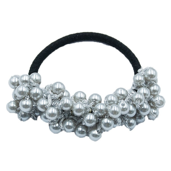 RuoShui Elegant Pearl Ponytail Scrunchie