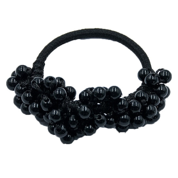 RuoShui Elegant Pearl Ponytail Scrunchie