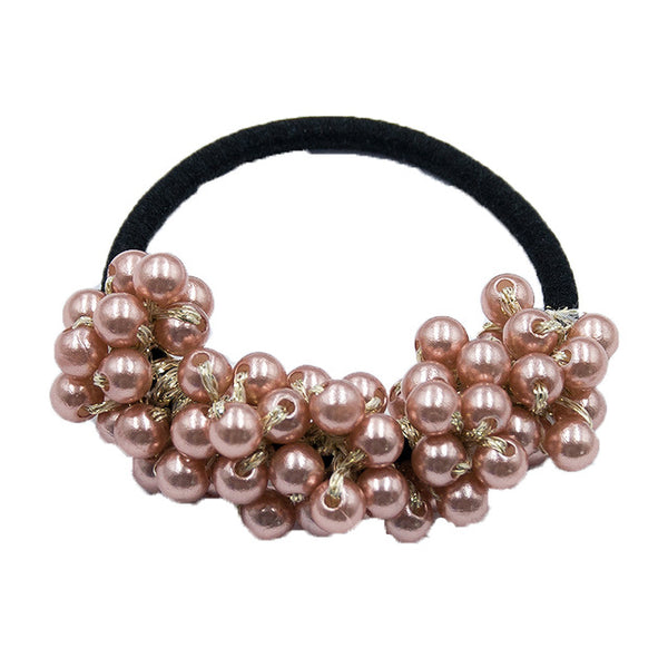 RuoShui Elegant Pearl Ponytail Scrunchie