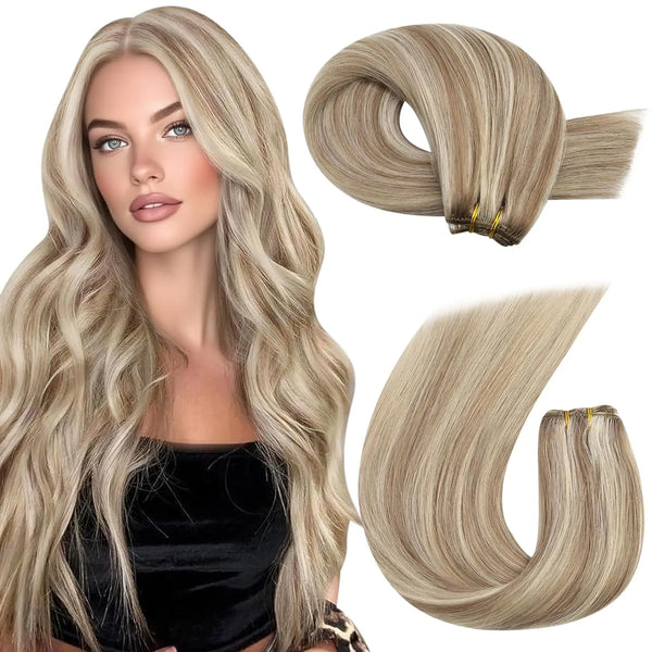 Moresoo Double Wefted Remy Human Hair Bundles