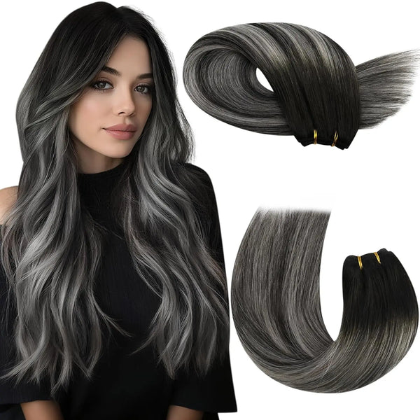 Moresoo Double Wefted Remy Human Hair Bundles