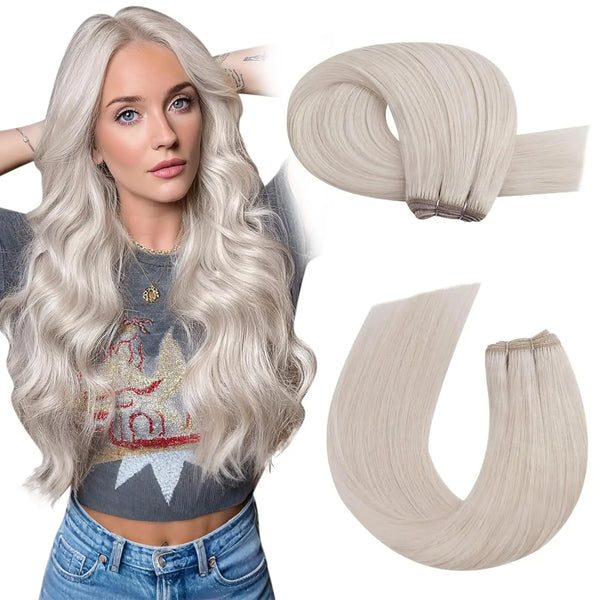 Moresoo Double Wefted Remy Human Hair Bundles
