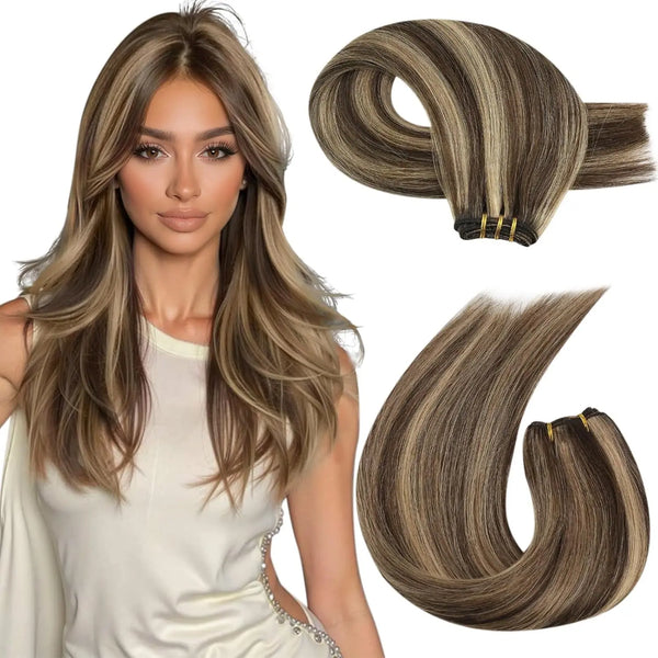 Moresoo Double Wefted Remy Human Hair Bundles