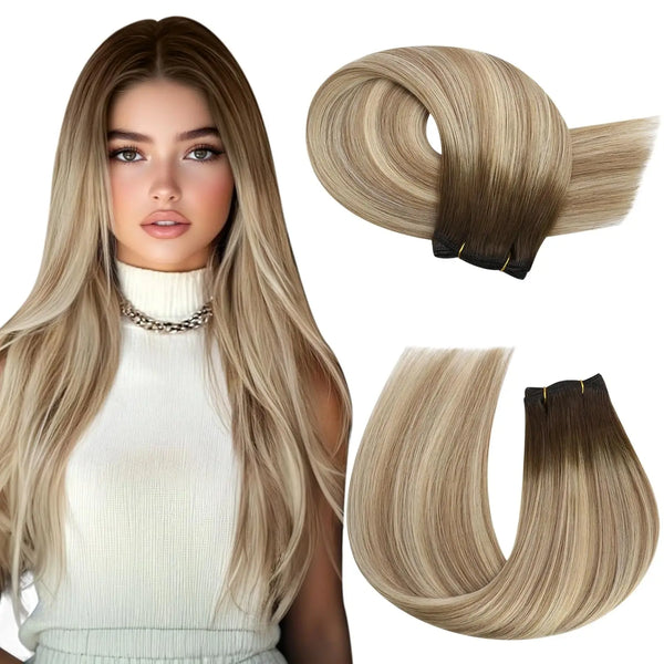 Moresoo Double Wefted Remy Human Hair Bundles